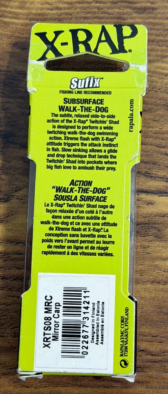 Rapala Esche: RAPALA X-RAP Twitchin' Shad 8cm 13g #1 – Nuovo e nell'imballaggio originale da Widnau venduto da Fishingtackle_Oggy 3