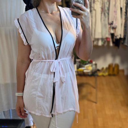 ✨ Romantischer zartrosa Kimono mit Schleife
