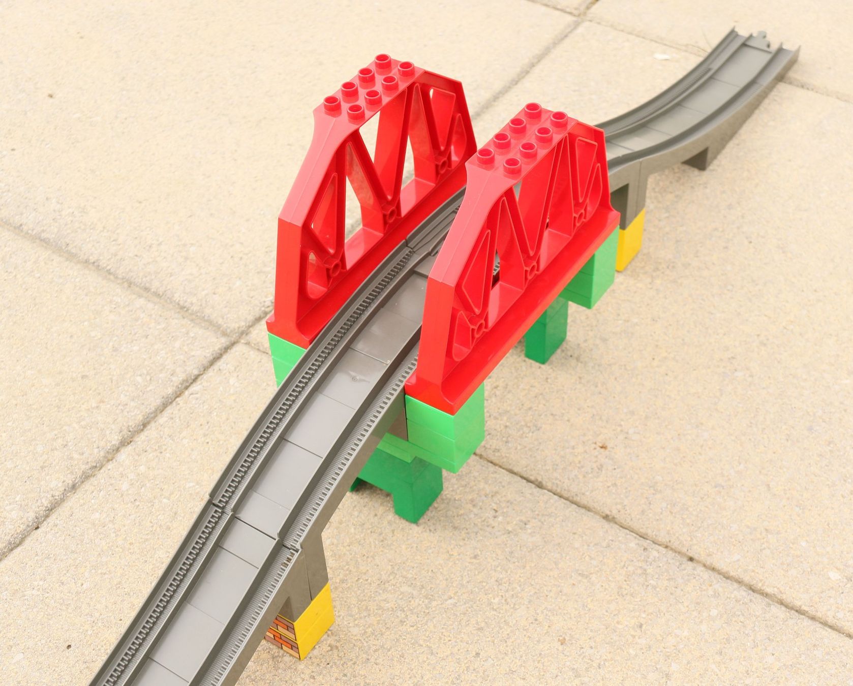 Lego Kit di costruzioni: Lego Duplo Brücke zu Eisenbahn – Usato da Hettlingen venduto da Scholi99 3