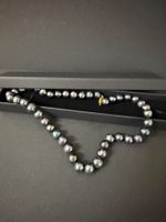 Echte Perlen Kette mit Gold Verschluss 585, 14K