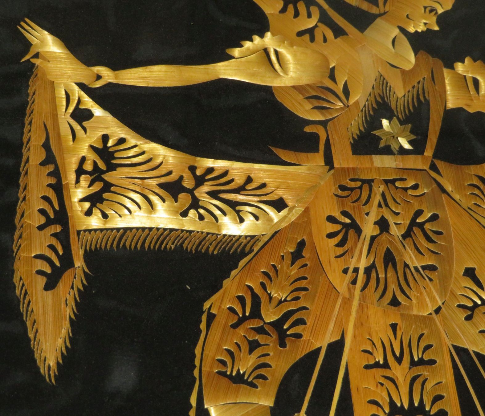 Foto & Immagini: Strohbild Thai-Motiv (II) Tänzer – Usato da Oberriet SG venduto da Manick 4