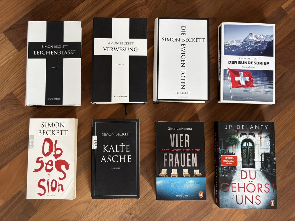 Libri: 8 Thriller – Usato da Gerzensee venduto da updatejohn