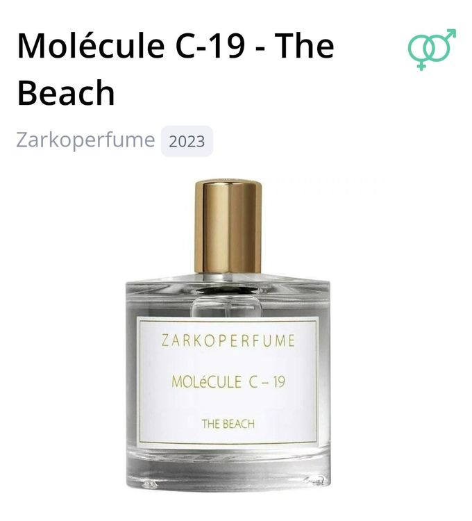 Zarkoperfume Molecule C-19 The Beach Eau de Parfum 100 ml