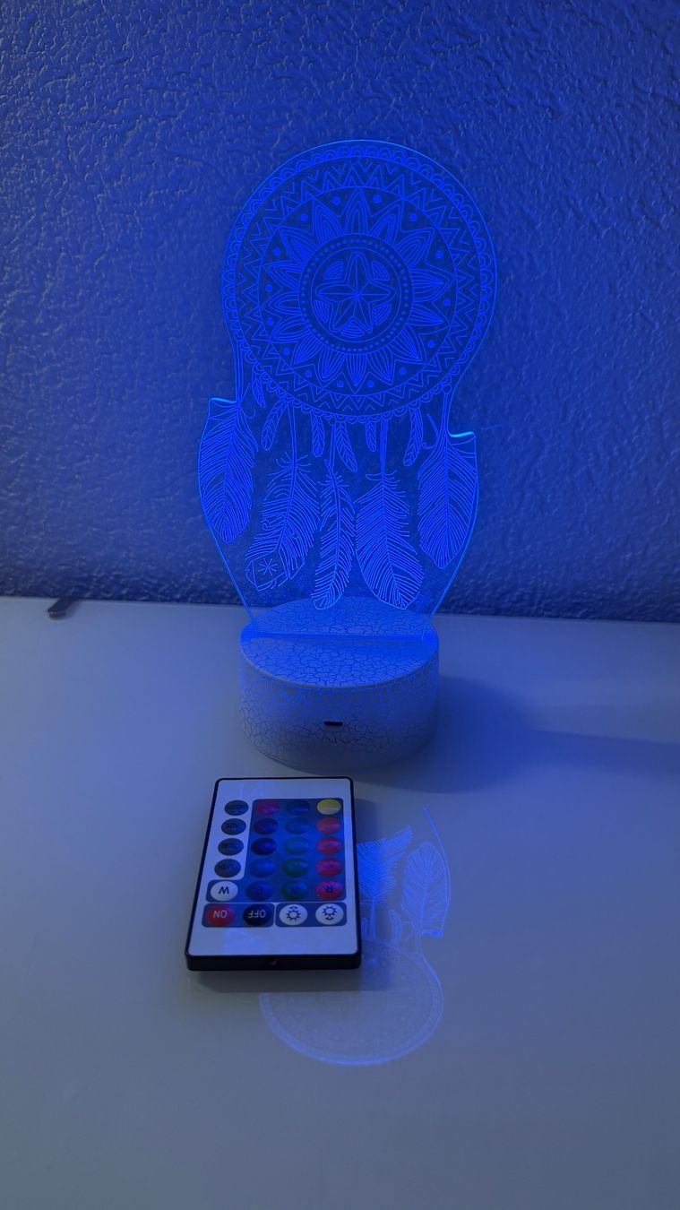 Tutte le decorazioni: Traumfänger LED Lampe mit Fernbedienung – Usato da Würenlos venduto da Starceve 3