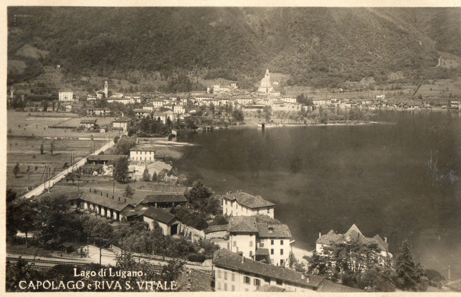 Cartes postales: Capolago e Riva S.Vitale – D'occasion à Melano par pisonsdro