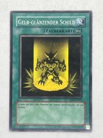 Gelb-glänzender Schild - Yu-Gi-Oh! Karte, Top Zustand!