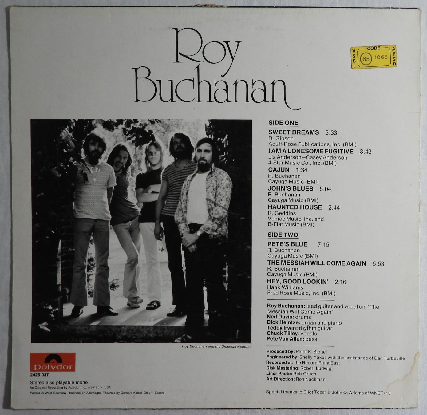 Schallplatten: Roy Buchanan LP 1972 – Gebraucht aus Dübendorf von mar_85sd 1