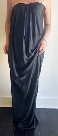 BOTTEGA VENETA Bustier silk dress