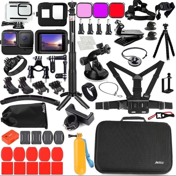 Kit Da Viaggio GoPro 2.0 - Accessori Per Action Camera, Pratico E Di Qualità - Foto 2