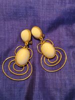 Vintage trendige 70er Flower Power Ohrclips