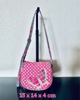 Umhängetasche Crossbody Kindertasche pink mit Schmetterling