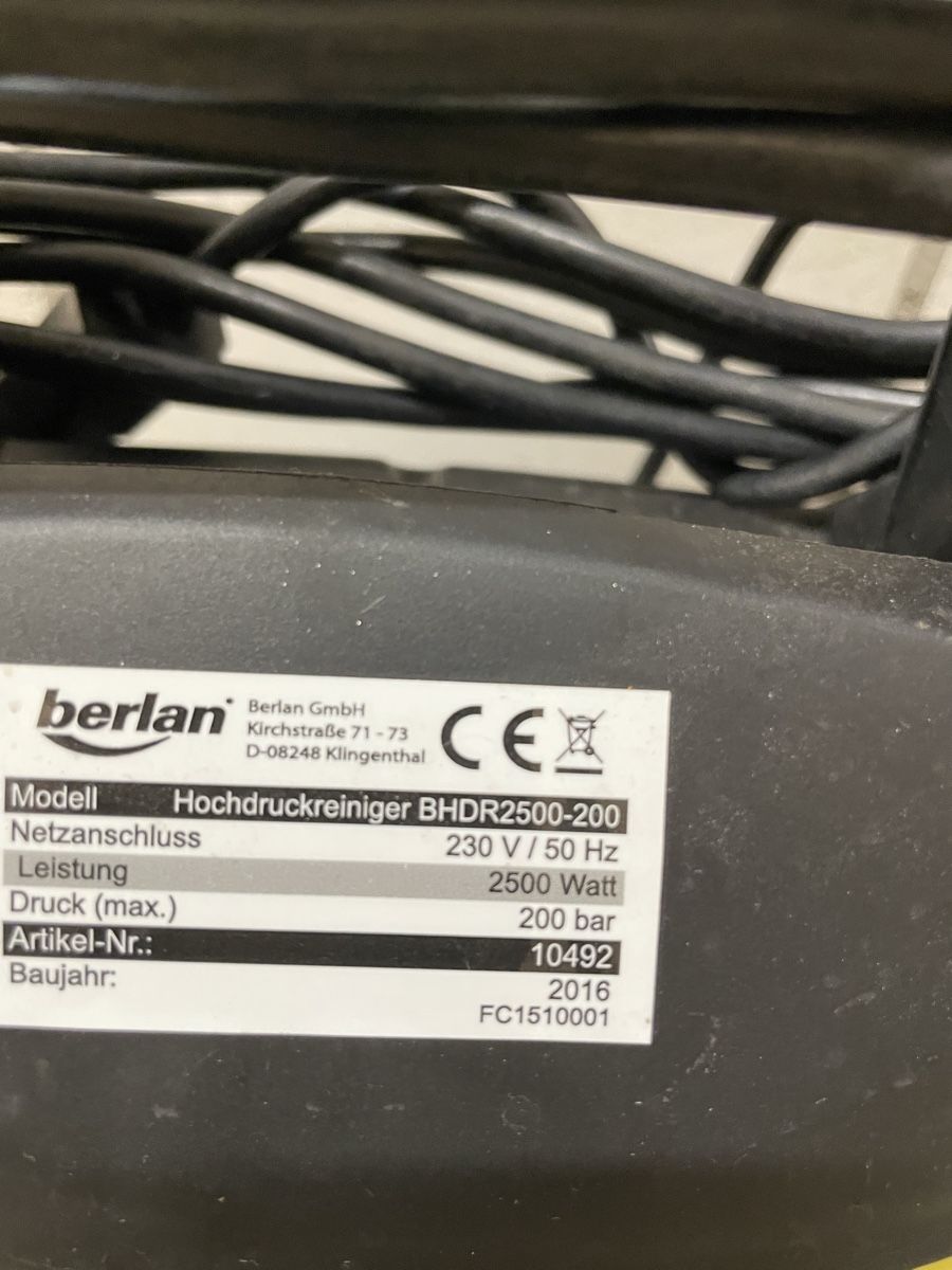 Hochdruckreiniger: Berlan BHDR 2500-200 – Neu (gemäss Beschreibung) aus Riehen von ose58 7