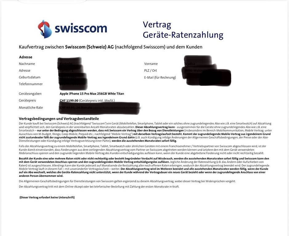 Telefoni cellulari / Smartphones: I Phone 15 pro max – Usato da Reichenburg venduto da Vivi.90 4