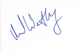 Michael Weatherly 1968- Autogramm signiert Karte 10x15cm