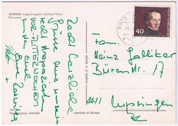 Cartes postales: Gandria – D'occasion à Binningen par Mountainrider 1