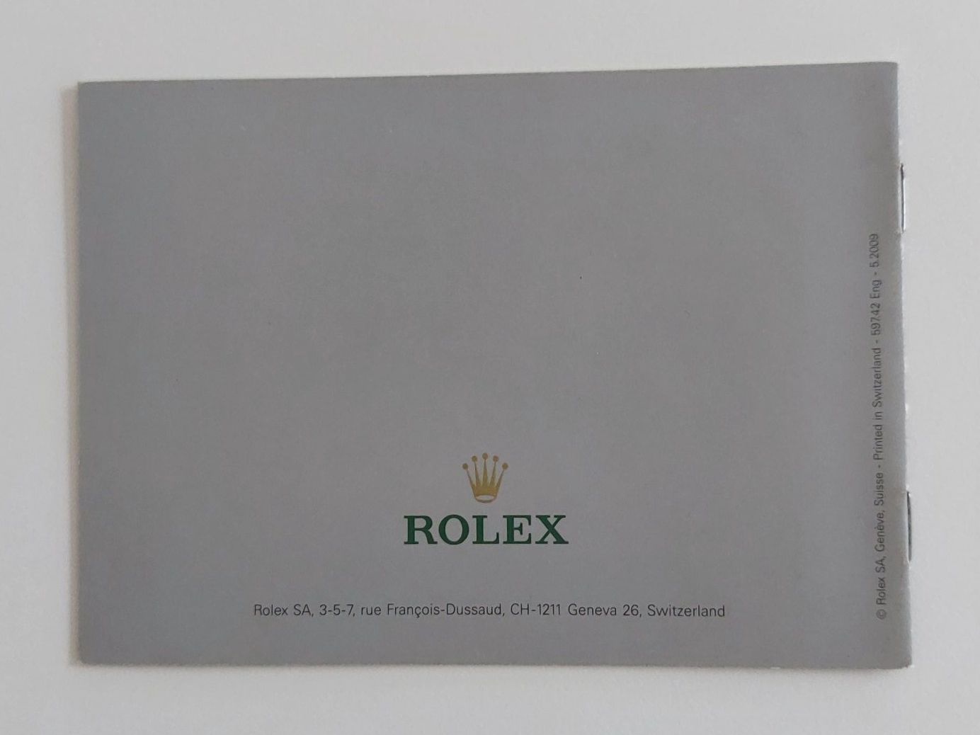 Rolex Orologi: Rolex Booklet 2009 Explorer ENG VINTAGE – Usato da St. Gallen venduto da shatcy 2