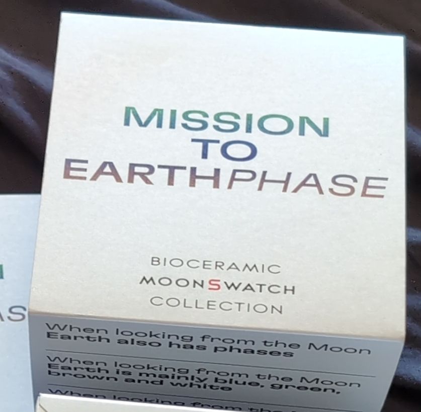 Swatch Uhren: Swatch Mission to Earth Bioceramic MoonSwatch – Gebraucht aus Basel von Ro_Ma20