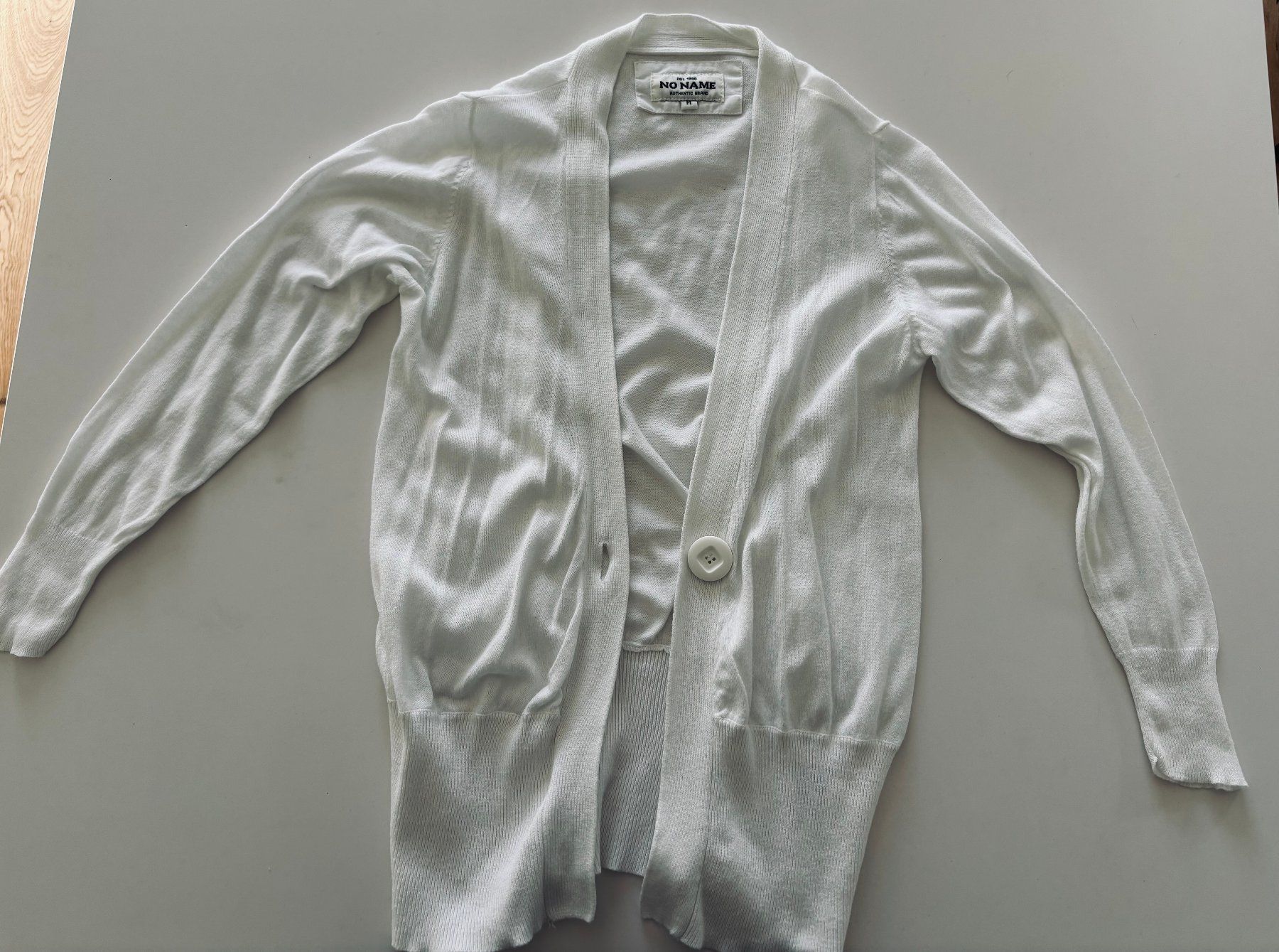 Giacche: weisse Strickjacke NO NAME, Grösse M – Usato da Rain venduto da Denbie