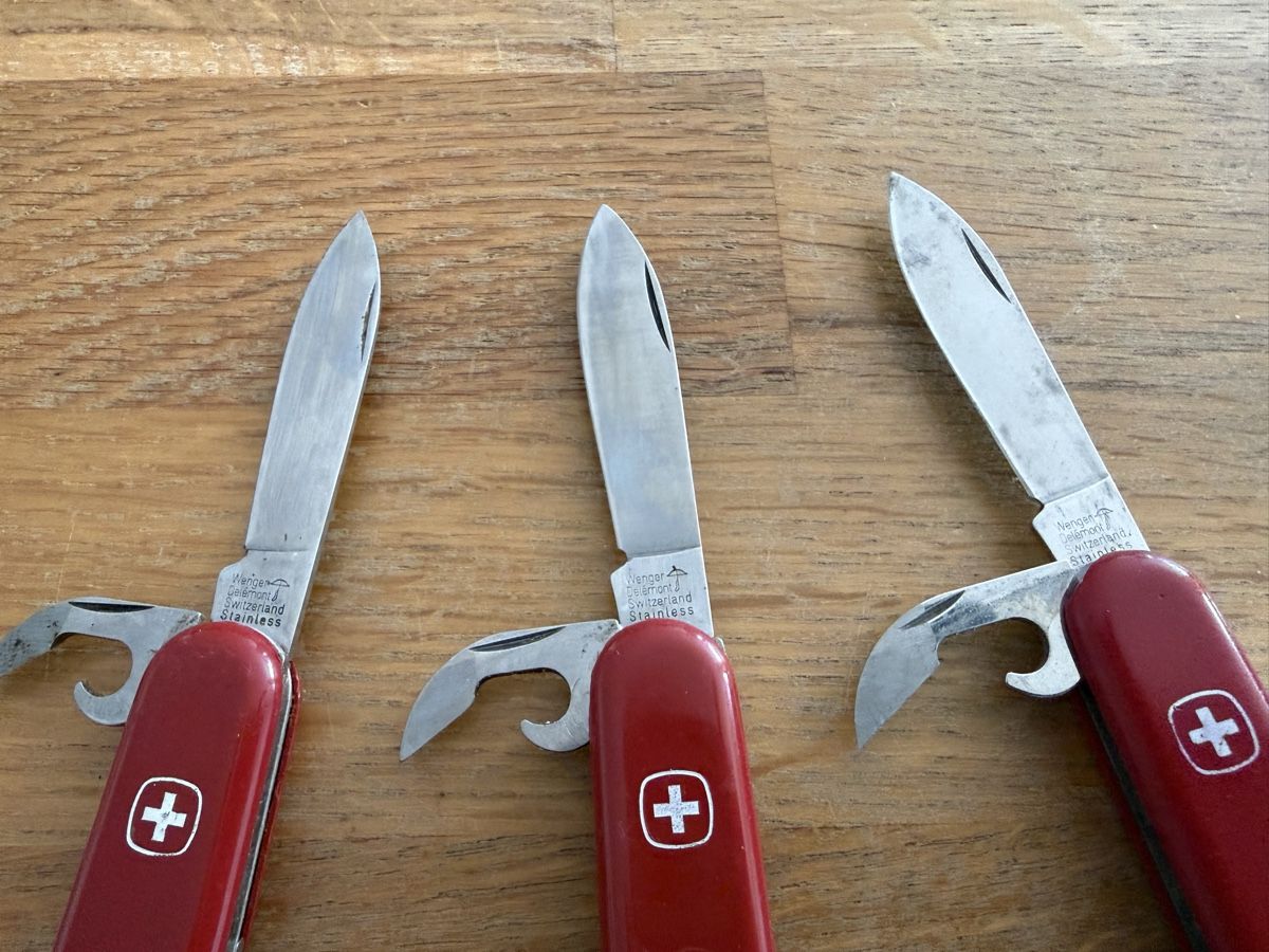 Wenger Taschenmesser: 3 Taschenmesser Wenger Sackmesser – Gebraucht aus Goldach von Messerguru 2