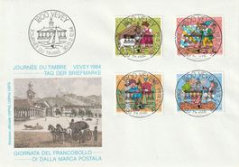1984 Pro Juventute mit Vollstempel auf Brief