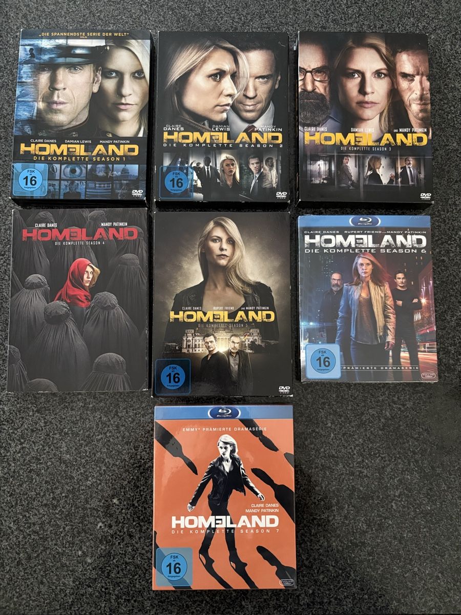 Alle DVDs: Homeland Staffel 1-7 – Gebraucht aus Belpberg von Ranukel