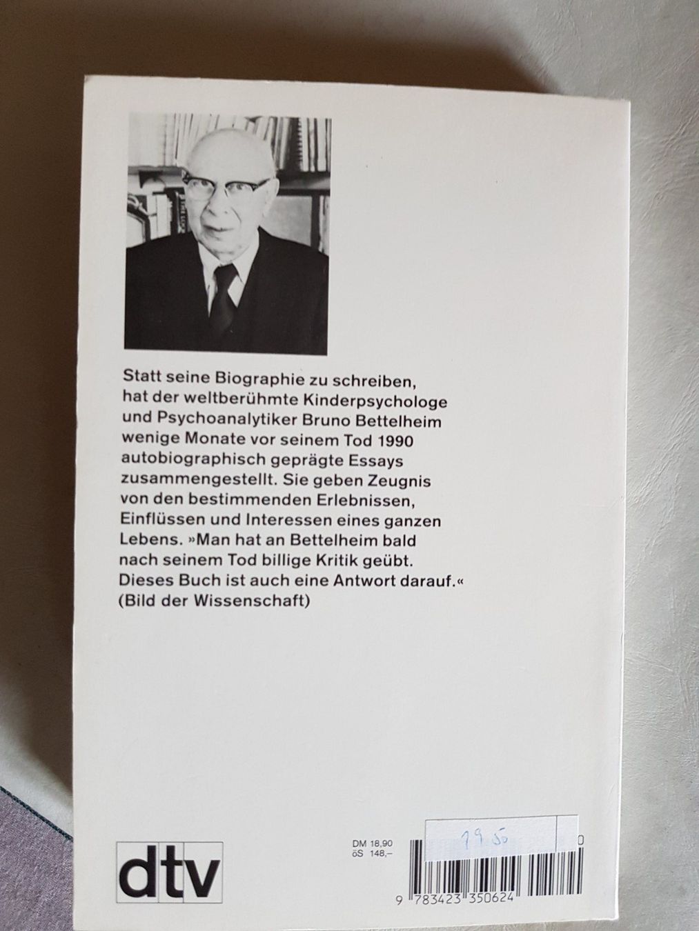 Libri: Bruno Bettelheim - Themen meines Lebens - 1993 – Usato da Walterswil BE venduto da Lonitti 1