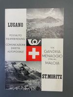 Prospekt Postauto Lugano–St.Moritz / PTT Alpenpost