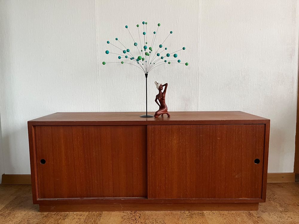 Teak Sideboard Kommode 60er 70er mit Schiebetüren. (Gebraucht) in ...
