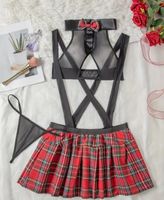 Sexy Schulmädchen Kostüm Set, nie getragen,