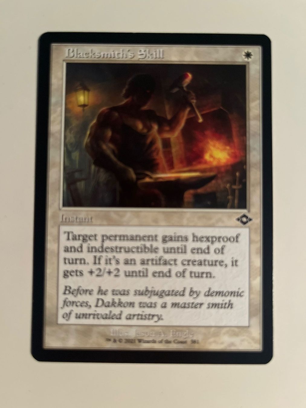 Magic The Gathering Carte collezionabili: 1 x Blacksmith's Skill - Magic: The Gathering - MtG – Usato da Kriens venduto da Shadi1980