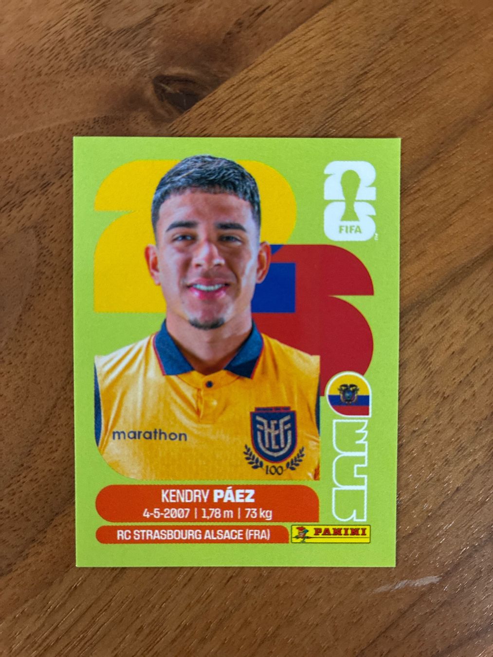 Panini Sammelbilder & Trading cards: FIFA WC 2026 Kendry Paez ECU 11 – Neu (gemäss Beschreibung) aus Boll von valoune01