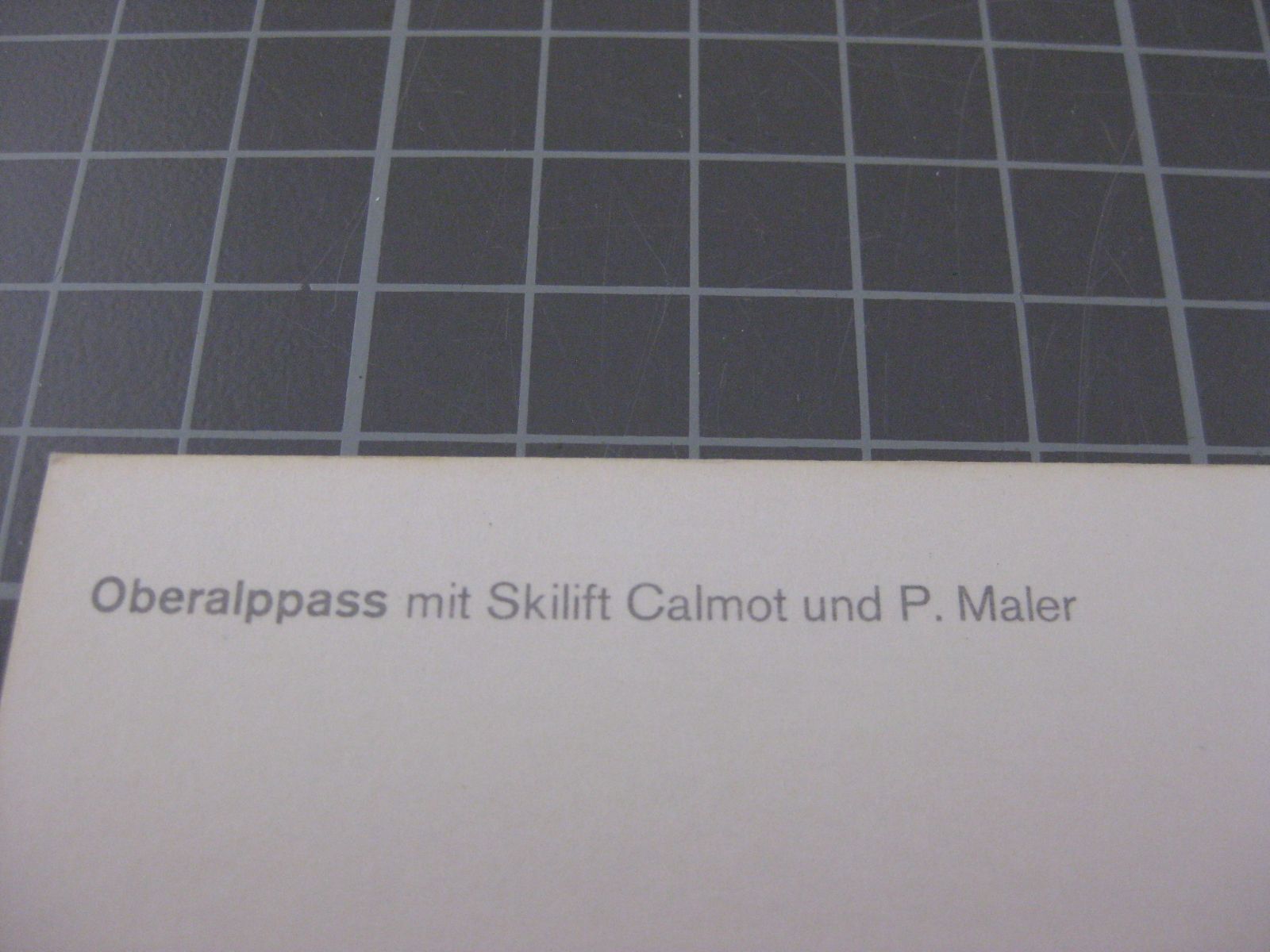Ansichtskarten: AK Oberalp Passhöhe mit Zug – Gebraucht aus Malters von Marosko 2