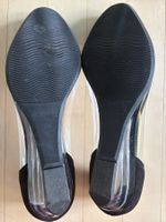 Azurée Cannes Sommerschuhe, Grösse 41, Transparent, Neu!
