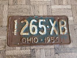 Plaque USA vintage 1956