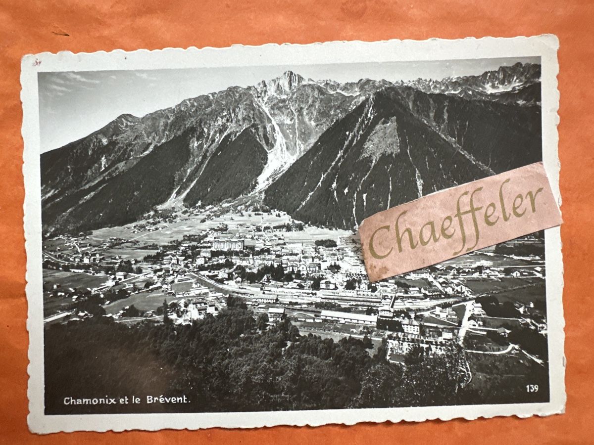 Cartoline postali:  Chamonix et le Brévent, ungebraucht, top – Usato da Zürich venduto da Chaeffeler