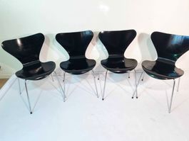 Fritz Hansen Serie 7 schwarz 1979