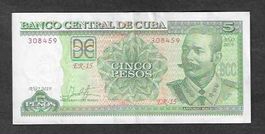 Cuba  5  Pesos  2019  Gebraucht  90%  XF