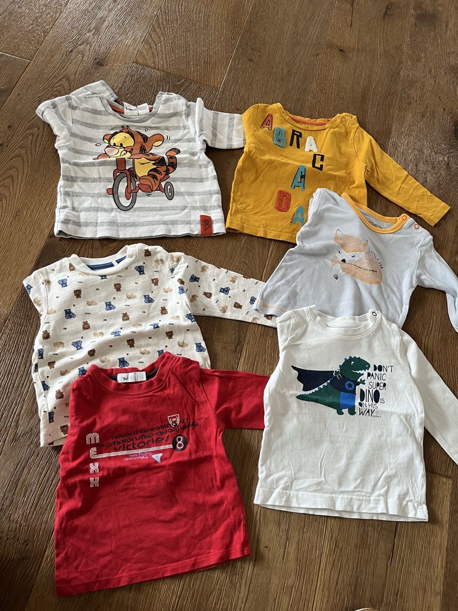 Lotti & Set di vestiti: 6 x Pullover Langarmshirt Größe 68 – Usato da Wolfwil venduto da NewGirl 7
