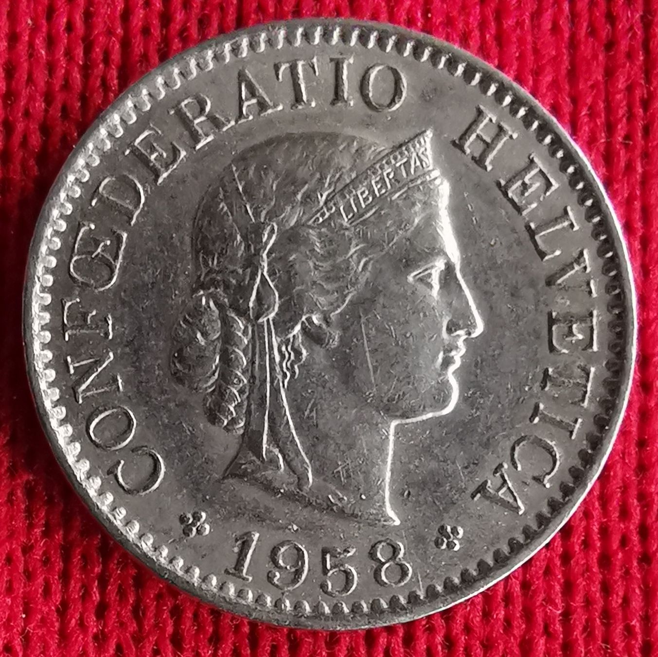 Tutti le monete: 5 Rappen 1958 ab nur Fr. 0.50 – Usato da Küssnacht am Rigi venduto da Gold_und_mehr