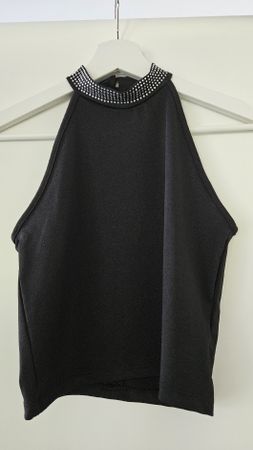 Elegantes schwarzes Top