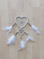 Traumfänger(Herz) Weiss Länge 45cm/Breite 12cm