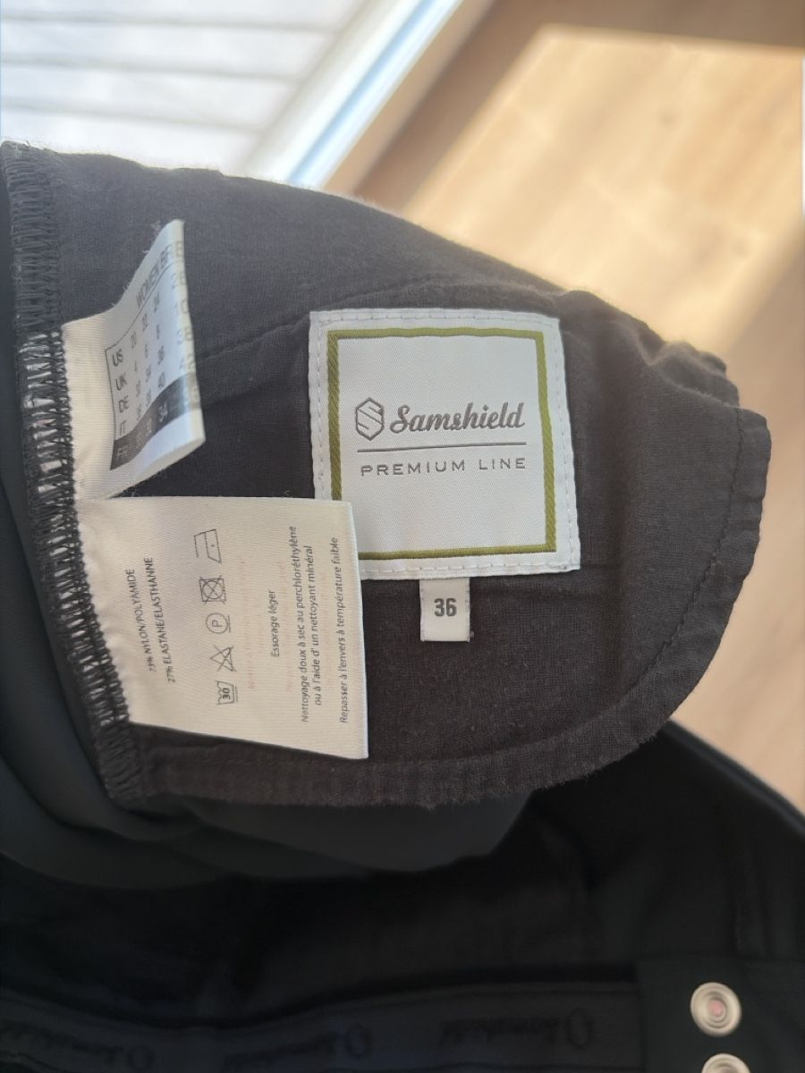 Samshield Pantaloni: Reithose Samshield Premium Line schwarz Grösse 36 – Usato da Vorderthal venduto da Diethelm8853 5