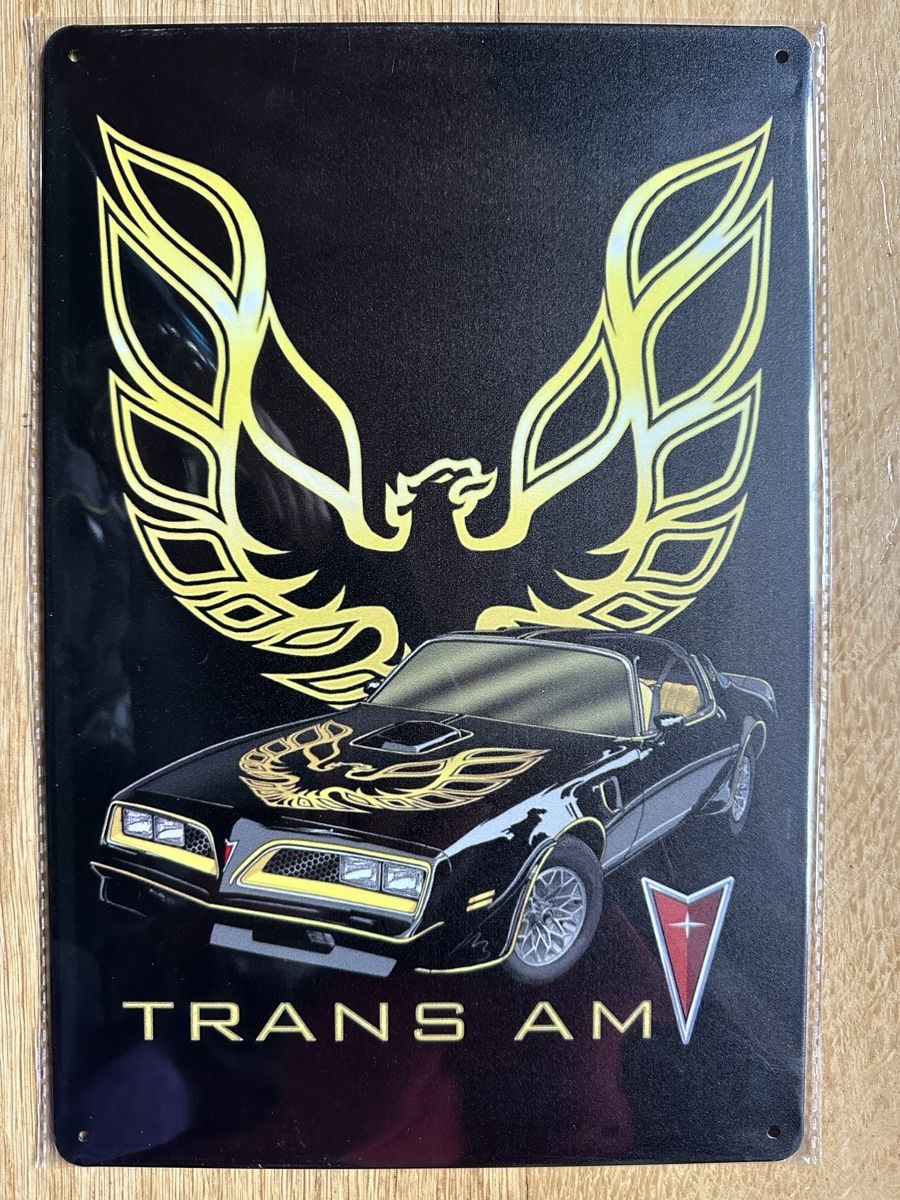 Schilder: Pontiac firebird trans am Oldtimer Classic  – Neu (gemäss Beschreibung) aus Reinach AG von rares75