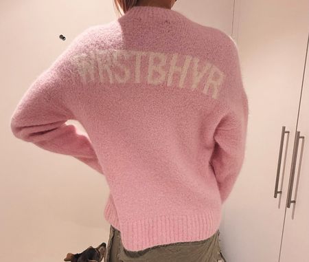 	 WRSTBHVR Strickpullover - pink tulle - ENCI V2 - Grösse S