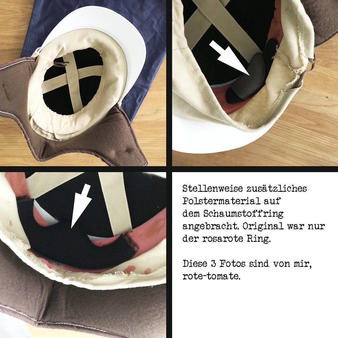 Abiti antichi: Oldtimer-Helm Vintage-Helm Rennhelm Retrohelm Töfflihelm – Usato da Schönenbuch venduto da rote-tomate 6