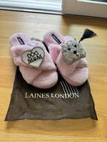 Hausschuhe Laines London rosa Grösse 39 neu mit Beutel