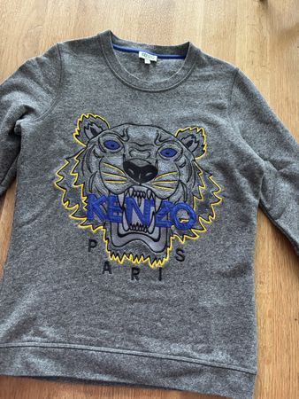 Kenzo Paris Pullover Grau Gr. S, 🔝Zustand