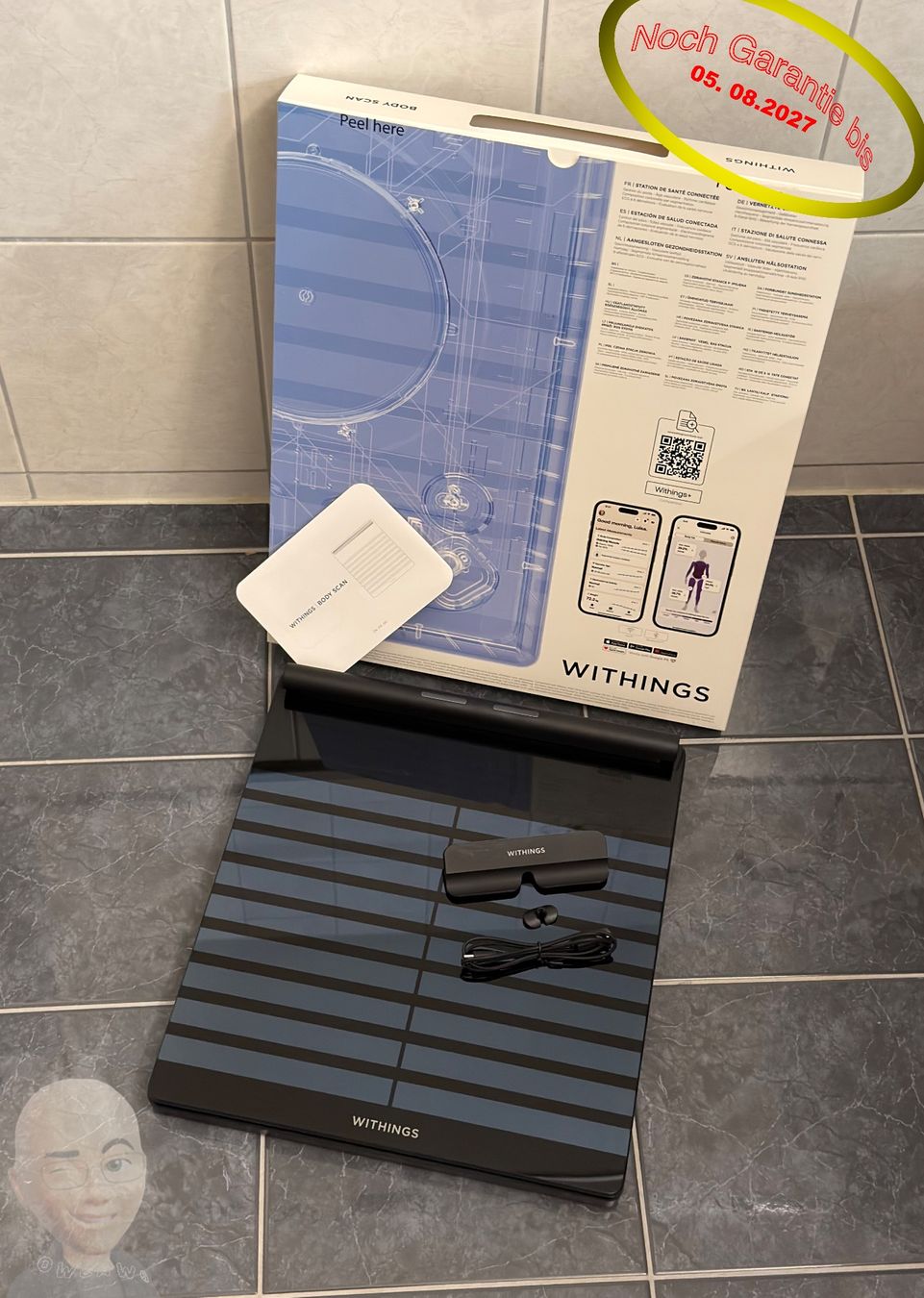 Withings Bilance pesapersone: Withings Body Scan Smart Waage – Usato da Istighofen venduto da Waswo 2