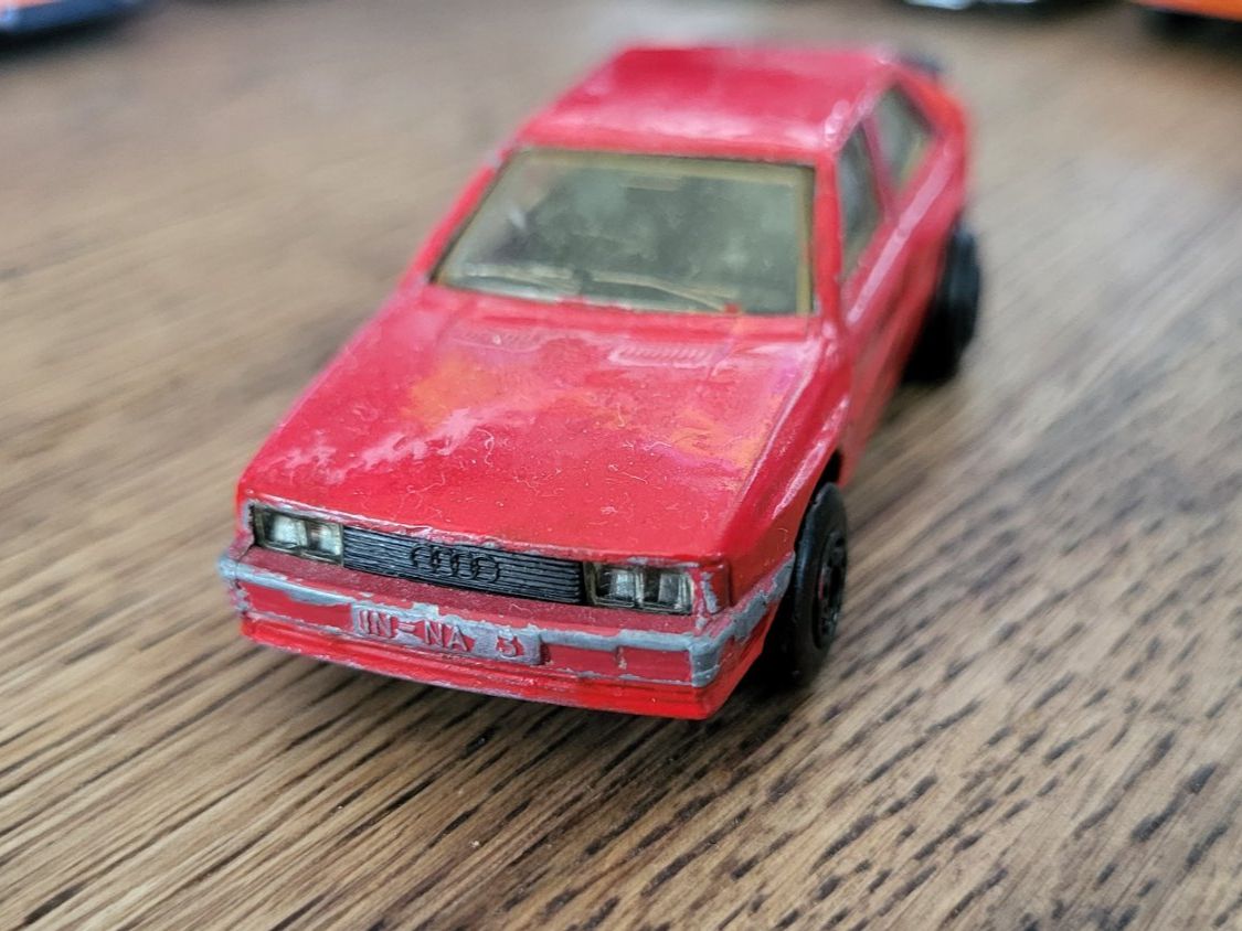 Matchbox Modellini d'auto: Audi Quattro 1982 1:58 Matchbox – Usato da Rothrist venduto da Juana5 1