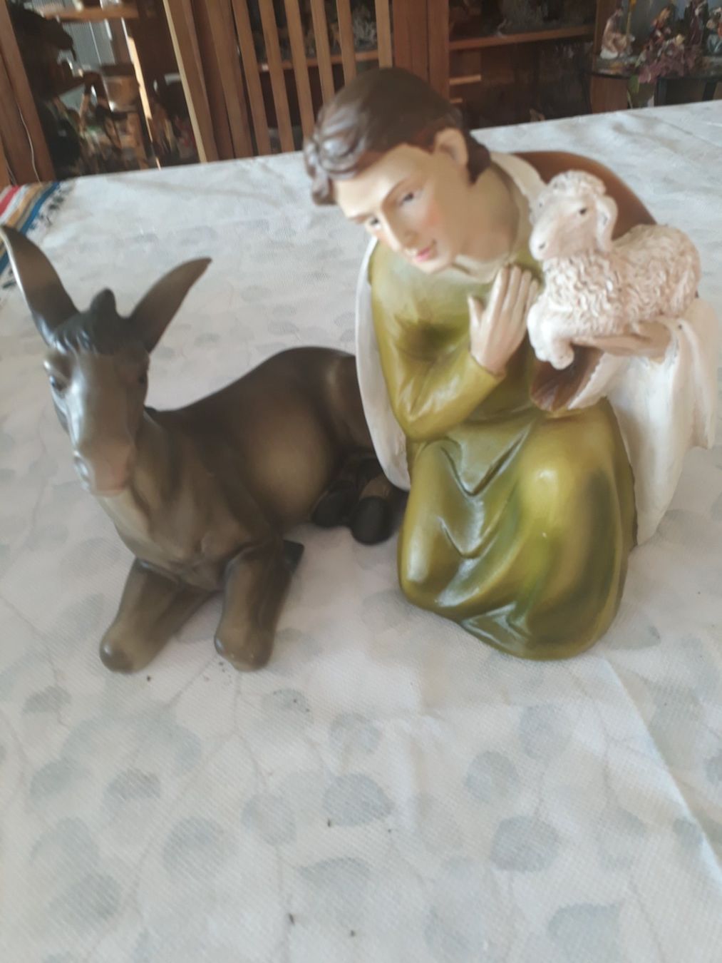 Statuette: Weihnachtskrippen Fguren – Usato da Oberhofen Thun'see venduto da Moser06 3